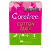 Carefree Cotton Feel Aloe Vera Panty Liners 30-Pack